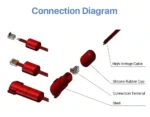 LazerKart High Voltage Cable Connector(Red) - Image 4