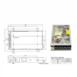 LazerKart 200W Original Meanwell LRS-200 Switch Power Supply - Image 2