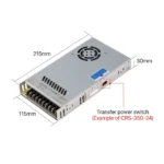 LazerKart 350W CRS-350 Switch Power Supply - Image 3