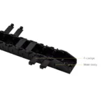 LaserKart J15BF.3.N Semi-Enclosed Interior Opening Cable Drag Chains - Image 5
