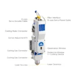 LazerKart 0-3kW WSX NC30E Autofocus Fiber Laser Cutting Head - Image 3