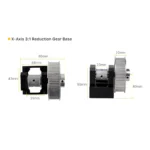 LaserKart Laser Machine Mechanical Parts Reduction Gear Base - Image 3