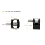 LaserKart Laser Machine Mechanical Parts Reduction Gear Base - Image 4