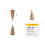 LazerKart Laser Welding Nozzles M16 For QILIN Welding Head - Image 3