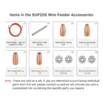 LazerKart Original Accessories Set for SUP20S & SUP21T Wire Feeder - Image 2