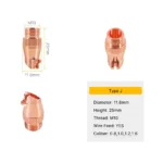 LazerKart Laser Welding Nozzles M10 For QILIN Welding Head - Image 11