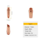LazerKart Laser Welding Nozzles M10 For QILIN Welding Head - Image 4