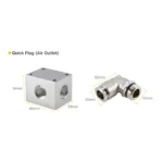LazerKart Electro-Pneumatic Regulator Set DZ-2PRITV1050 Solenoid Proportional Valve for Laser Cutting - Image 5