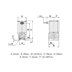 LazerKart SMC VX220AA Direct Operated 2 Port Solenoid Valve - Image 3