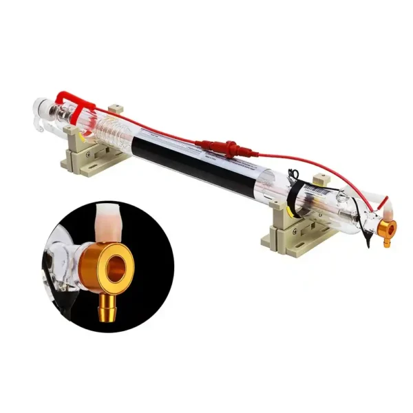 LazerKart 35W 45W 50W CR Series Upgraded Metal Head CO2 Laser Tube