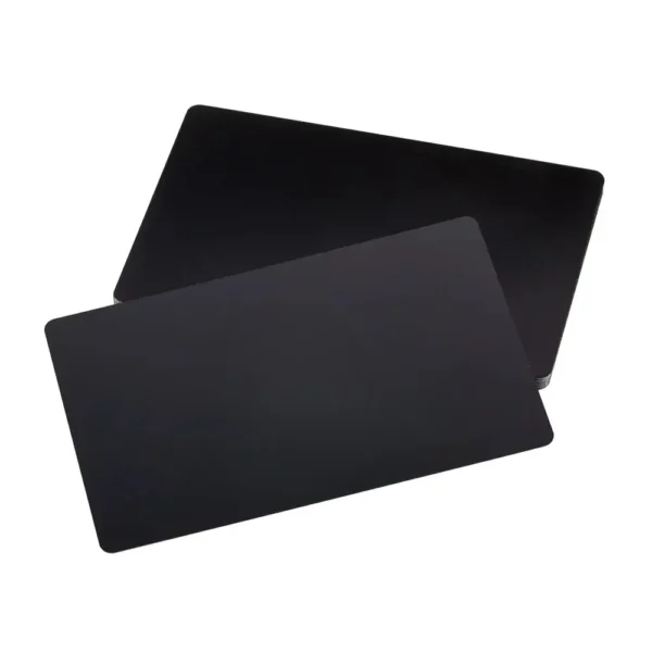 LazerKart 100Pcs Matte Black Business Name Cards For Laser Marking Machine